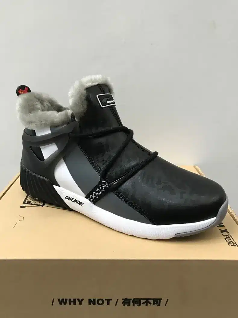 ONEMIX New Winter Men's Boots Warm Wool Sneakers Outdoor Unisex Athletic Sport Shoes Comfortable Running Shoes Sales 27