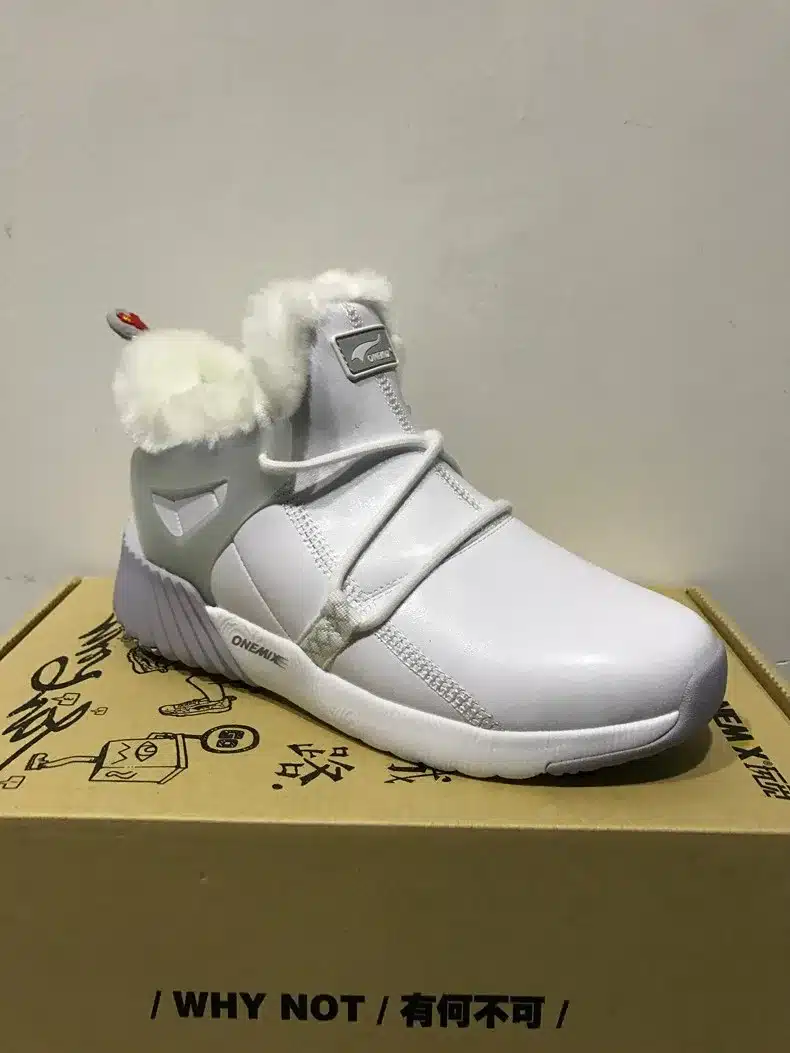 ONEMIX New Winter Men's Boots Warm Wool Sneakers Outdoor Unisex Athletic Sport Shoes Comfortable Running Shoes Sales 30
