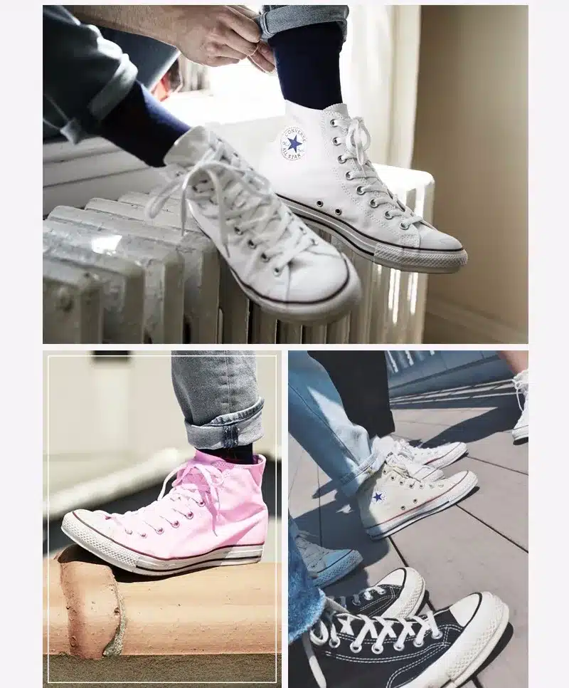 Original Converse all star shoes men women's sneakers canvas shoes all black high classic Skateboarding Shoes free shipping 29