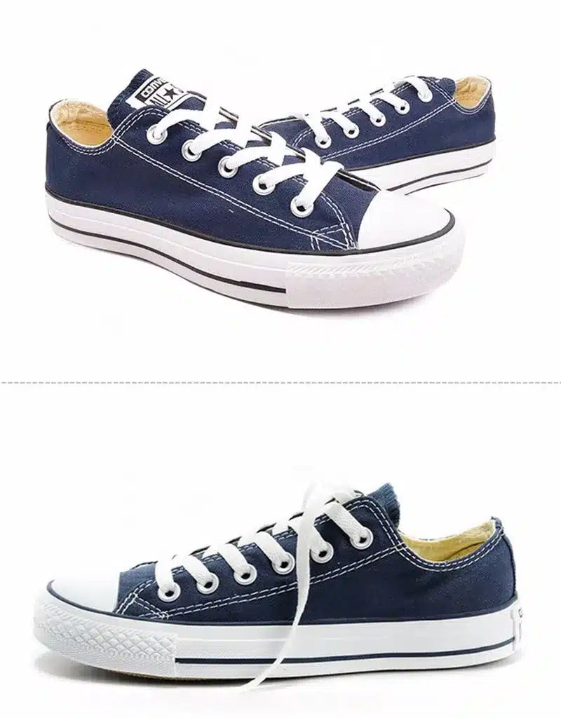 Original Converse all star men's and women's sneakers for men women canvas shoes all black low classic Skateboarding Shoes 22