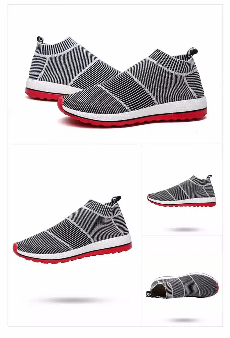 hot sale running shoes for men women sneakers sport sneaker cheap Light Runing Breathable Slip-On Mesh (Air mesh) Wide(C,D,W) 25
