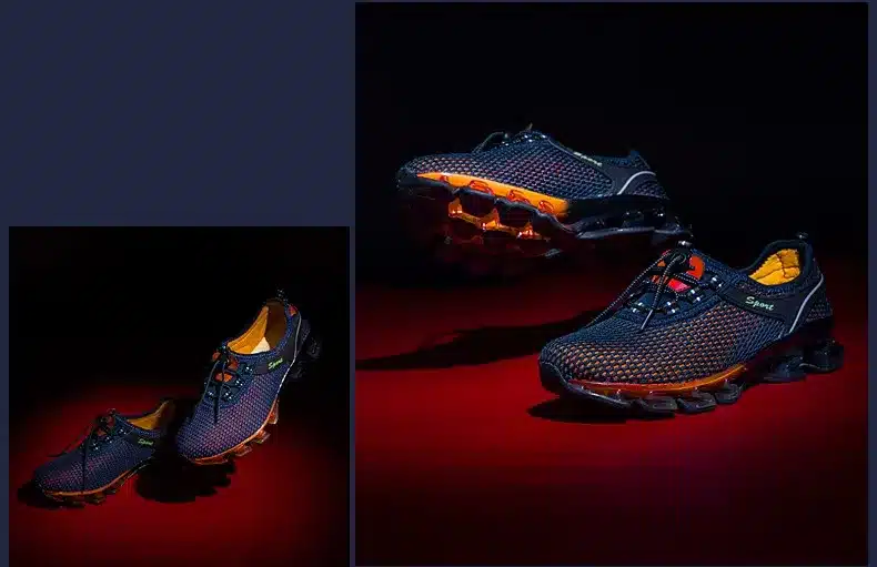 Super Cool breathable running shoes men sneakers bounce summer outdoor sport shoes Professional Training shoes plus size 24
