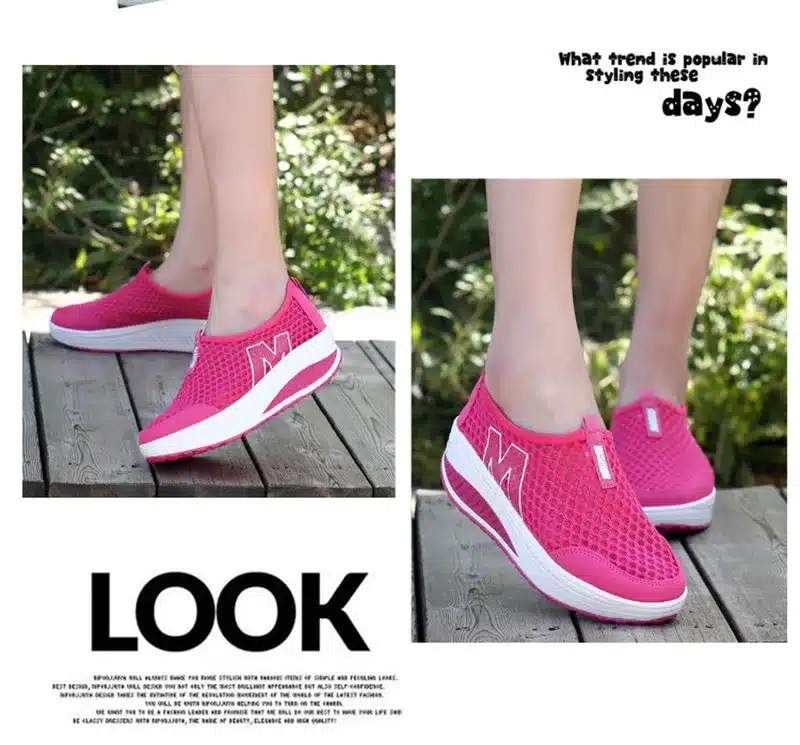 women summer outdoor shoes spring summer autumn lace up Free Shipping Slimming shoes hot swing shoes top quality Walking sneaker 20