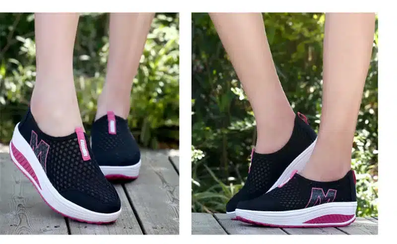 women summer outdoor shoes spring summer autumn lace up Free Shipping Slimming shoes hot swing shoes top quality Walking sneaker 27