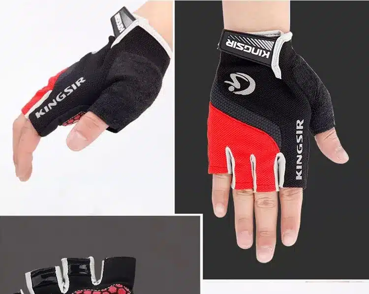 1 Pair Outdoor Sport Gloves Summer Cycling Bike Bicycle Riding Gym Fitness Half Finger Gloves Shockproof Mittens S/M/L/XL/XXL 17