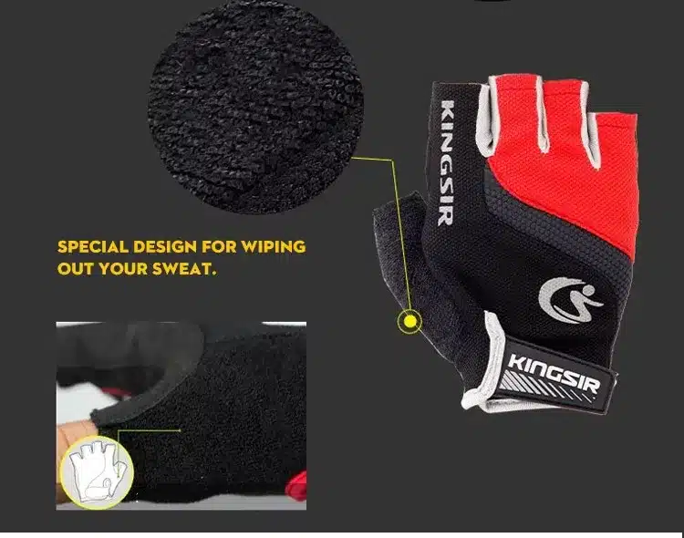 1 Pair Outdoor Sport Gloves Summer Cycling Bike Bicycle Riding Gym Fitness Half Finger Gloves Shockproof Mittens S/M/L/XL/XXL 20