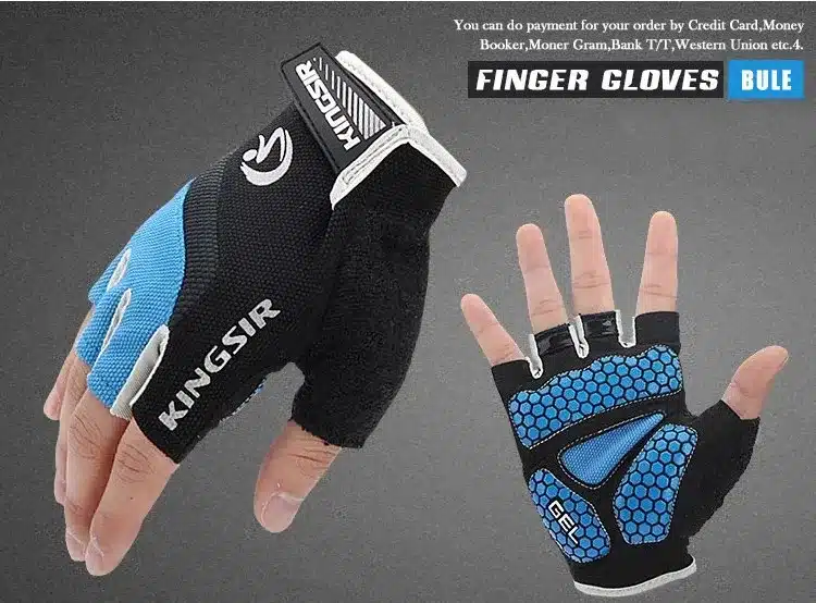 1 Pair Outdoor Sport Gloves Summer Cycling Bike Bicycle Riding Gym Fitness Half Finger Gloves Shockproof Mittens S/M/L/XL/XXL 21
