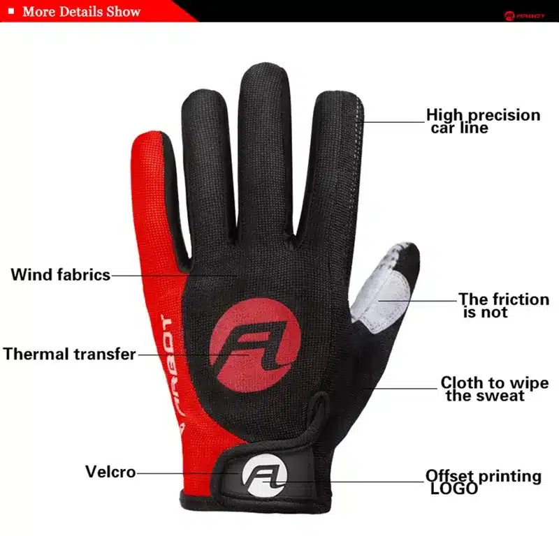 Arbot Bicycle Bike Gloves Men Women Cycling Glove mtb Bicycle 3D GEL Sports Full Finger Glove Bisiklet Black Luvas ciclismo 24
