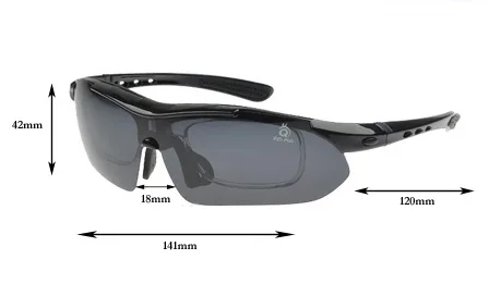 Professional Polarized Cycling Glasses Bike Goggles Outdoor Sports Bicycle Sunglasses UV 400 With 5 Lens TR90 5 color 60