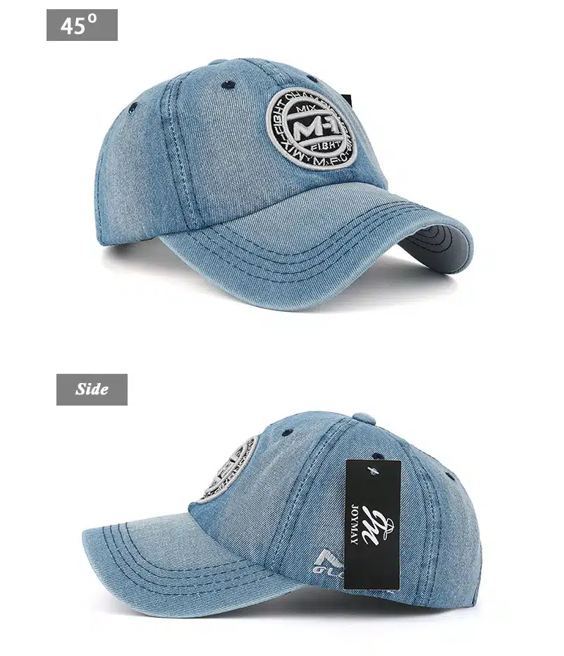 New arrival high quality snapback cap demin baseball cap 5 color Jean badge embroidery hat for men women boy girl cap B346 20