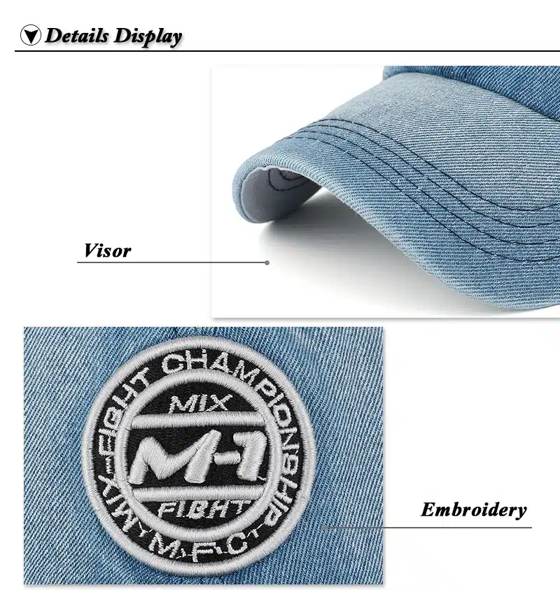 New arrival high quality snapback cap demin baseball cap 5 color Jean badge embroidery hat for men women boy girl cap B346 22