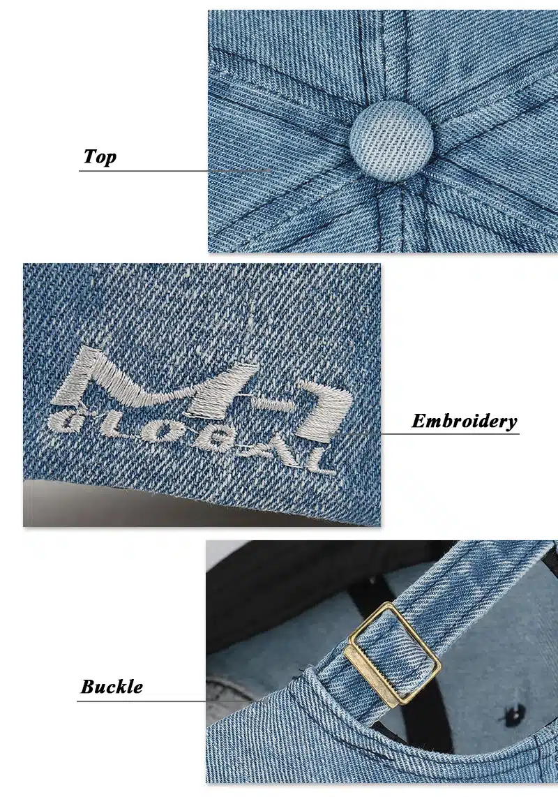 New arrival high quality snapback cap demin baseball cap 5 color Jean badge embroidery hat for men women boy girl cap B346 23