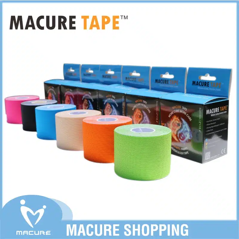 Macure Tape Sports Cotton Kinesiology Tape Elastic Adhesive Muscle Physio Cure Injury Support K active Nastro Kinesiologia Sport 10