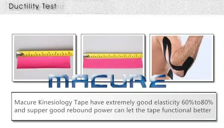 Macure Tape Sports Cotton Kinesiology Tape Elastic Adhesive Muscle Physio Cure Injury Support K active Nastro Kinesiologia Sport 19