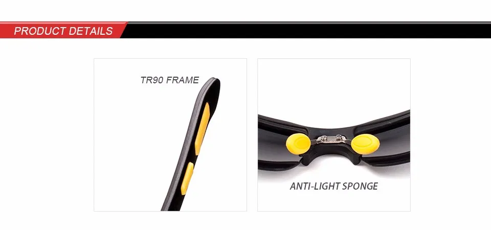 MEETLOCKS Bike Cycling Glasses Sports Sunglasses UV 400 Polarized Lens for Fishing Golfing Driving Running Eyewear with case 3