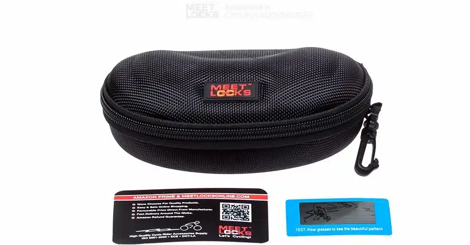 MEETLOCKS Bike Cycling Glasses Sports Sunglasses UV 400 Polarized Lens for Fishing Golfing Driving Running Eyewear with case 8