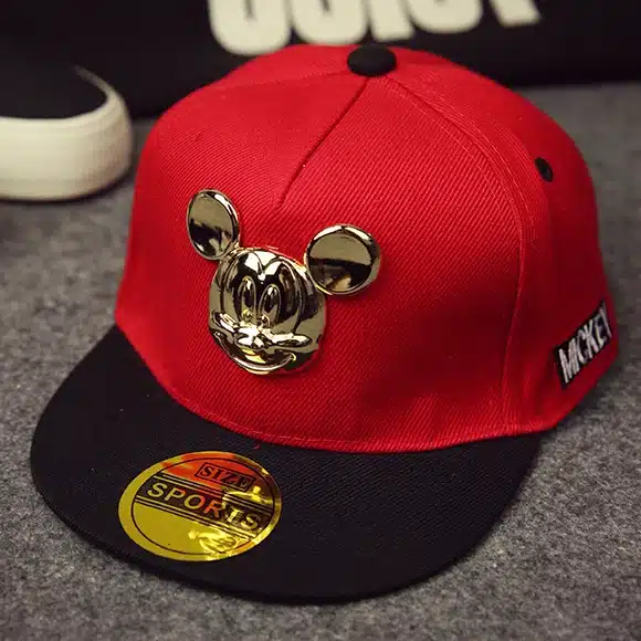 2017 Hot Mickey ear hats children snapback Caps baseball Cap with ears Funny Hats spring summer hip hop boy hats caps 15