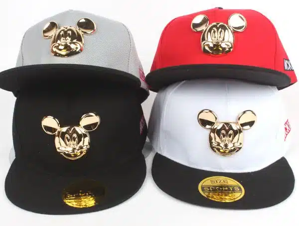 2017 Hot Mickey ear hats children snapback Caps baseball Cap with ears Funny Hats spring summer hip hop boy hats caps 16