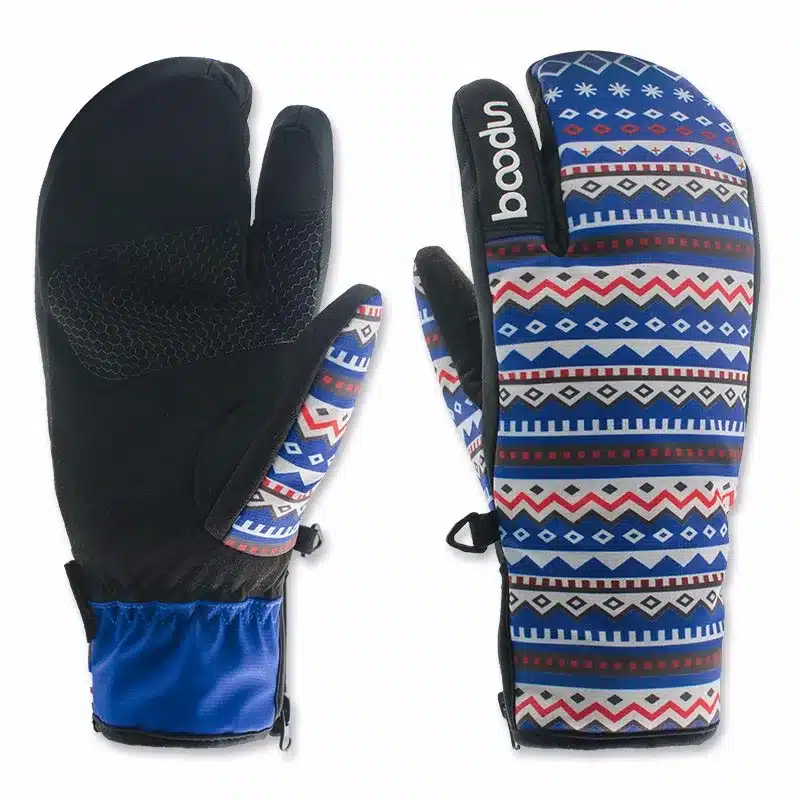 Brand New Winter Snowboard Gloves for Women Ski Gloves Windproof Waterproof Non-slip Skating Skiing Gloves Cotton Warm Mittens 23
