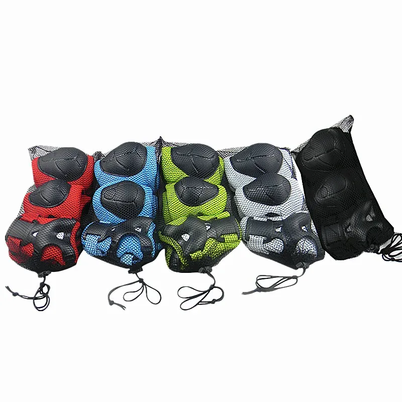 LANOVA 6pcs/Set protective patins Set Knee Pads Elbow Pads Wrist Protector Protection for Scooter Cycling Roller Skating 11