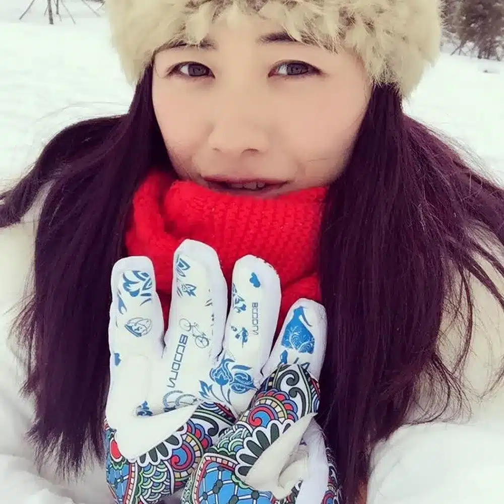 BOODUN winter ski gloves waterproof windproof plate single men and women professional men and women warm gloves 23
