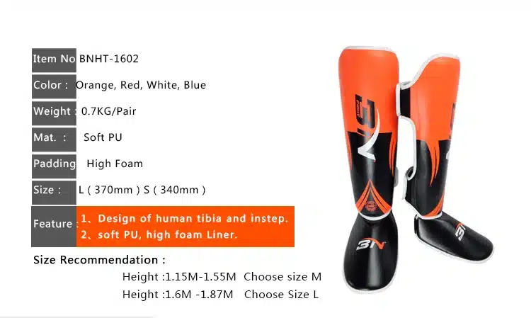 2016 Pretorian Best Shin Protectors Sanda Kick boxing Leggings Shin Pads Karate Ankle Guard Muay Thai MMA Fighting Shin Guards 11