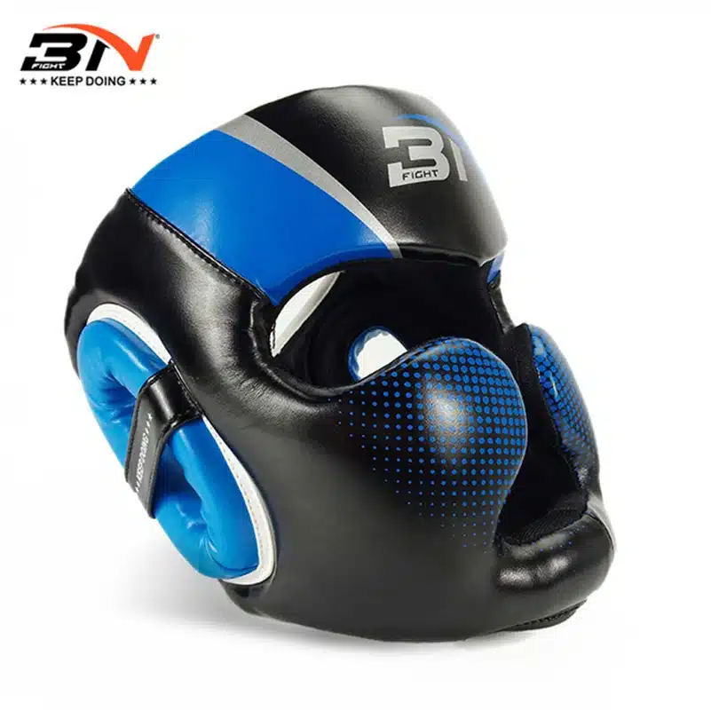 2017 BN Boxing Headgear Men Women Muay Thai PU Leather Training Sparring Gym Equipment Grant Safe Boxing Helmet Taekwondo Guard 13