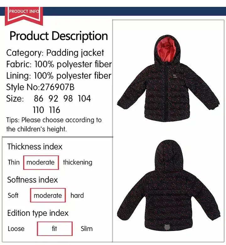 Detector Girls Sports Coat Children's Autumn Winter Clothes Kid's Waterproof Windproof Jacket Girls Warm Outdoor Coat 2