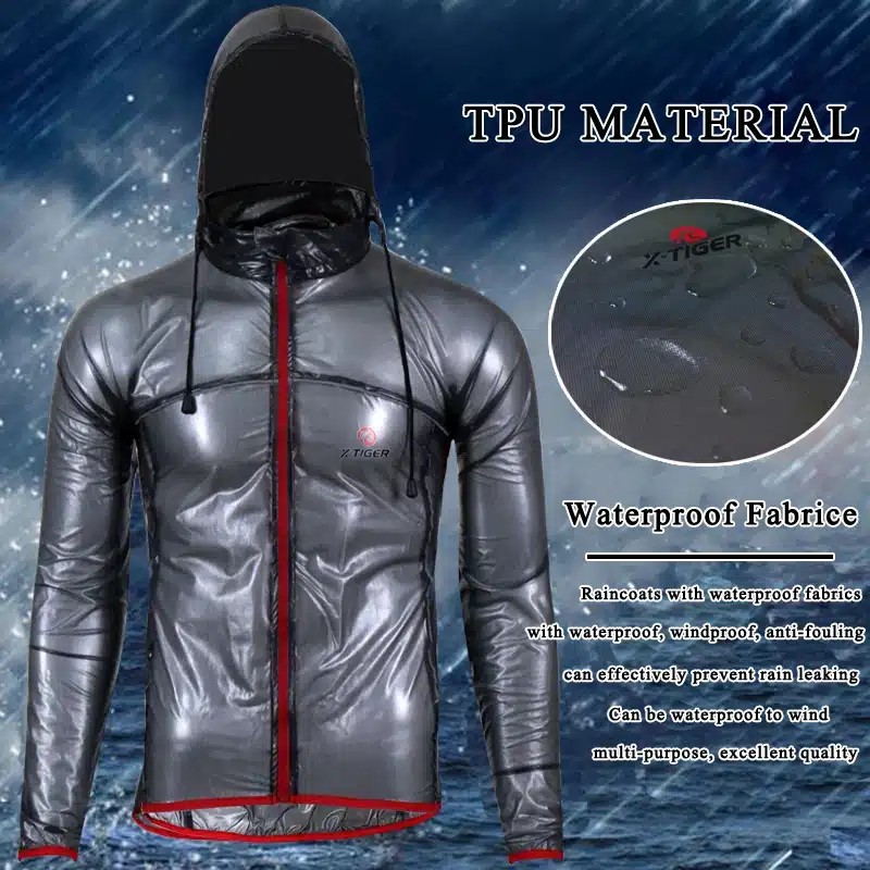 X-TIGERT Pro Cycling Raincoat Cycling Jersey Bicycle Jersey Windcoat MTB Bike Clothing Jacket Rainproof Waterproof Clothes 6