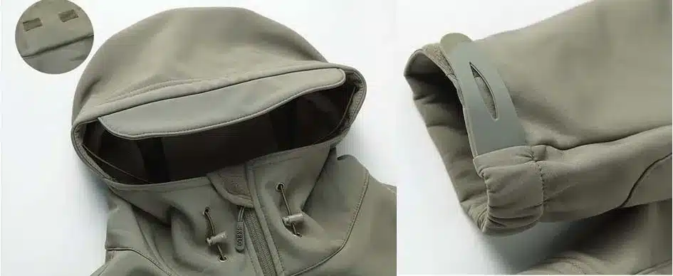 HANWILD Man Fishing Waterproof Hunting Tactical SoftShell Outdoor Jacket SharkSkin Military Camouflage Jackets Set Sport Army S6 6