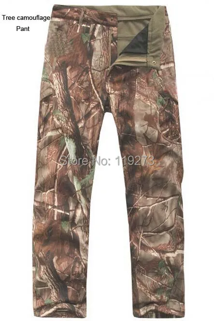HANWILD Man Fishing Waterproof Hunting Tactical SoftShell Outdoor Jacket SharkSkin Military Camouflage Jackets Set Sport Army S6 31