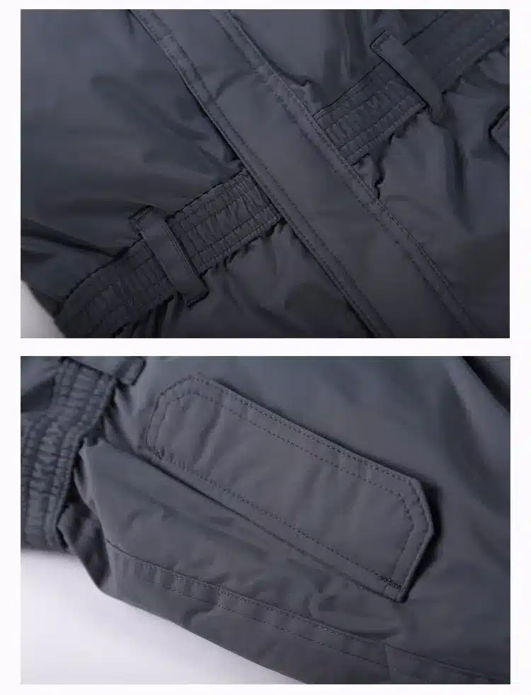 Detector children outdoor padded trousers boys and girls winter skiing pants overall jumpsuit strap romper girl bib 92-134 9