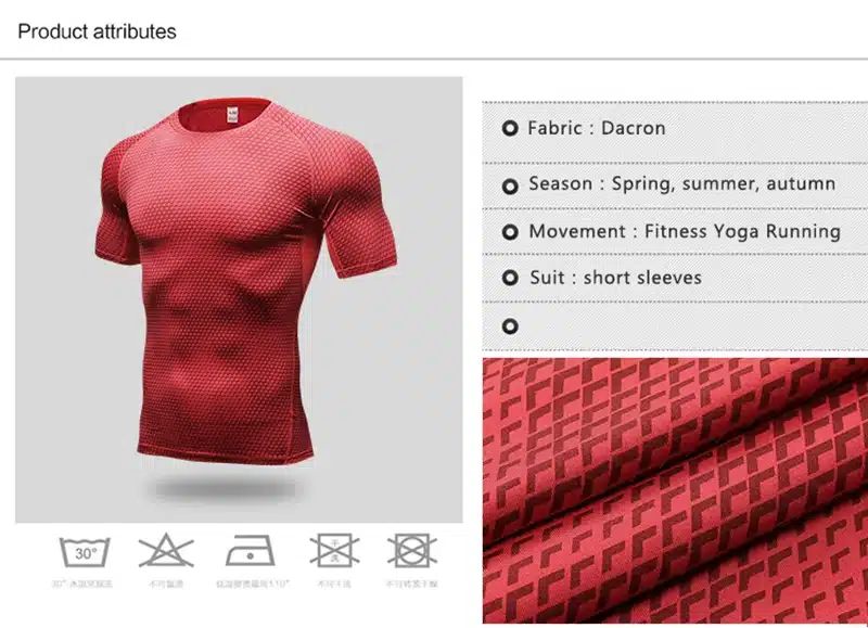 Yd New Quickly Dry Tank Man'S T-Shirt Fitness Jerseys Tights Sports Suit Rashgard Man Gym Running Shirt Demix Men'S Sportswear 8