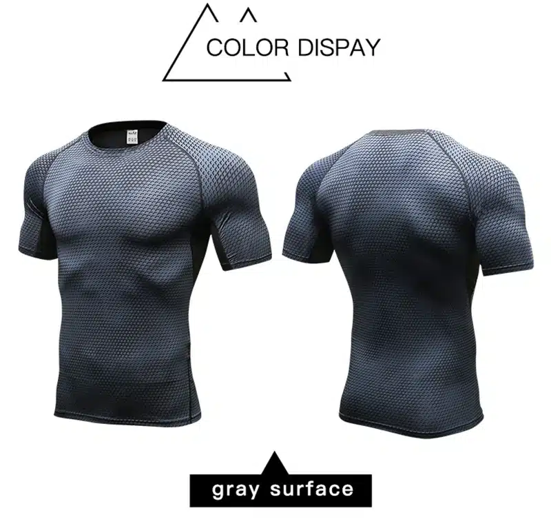 Yd New Quickly Dry Tank Man'S T-Shirt Fitness Jerseys Tights Sports Suit Rashgard Man Gym Running Shirt Demix Men'S Sportswear 16