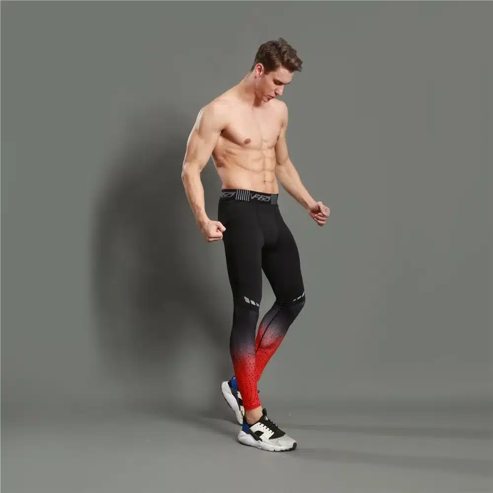 GANYANR Brand Running Tights Men Sports Leggings Sportswear Yoga Trousers Yoga Pants Plus Size Fitness Compression Sexy Gym 2017 15