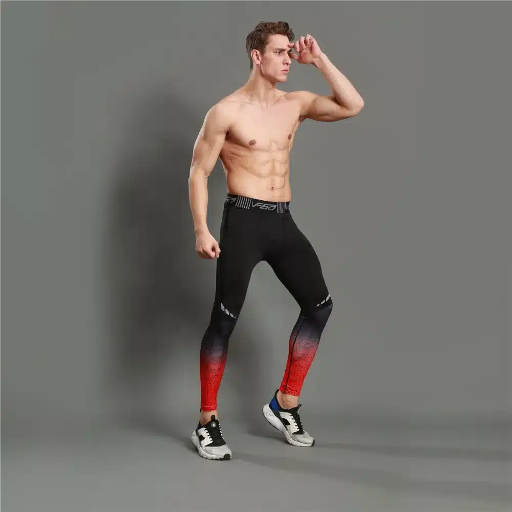GANYANR Brand Running Tights Men Sports Leggings Sportswear Yoga Trousers Yoga Pants Plus Size Fitness Compression Sexy Gym 2017 16