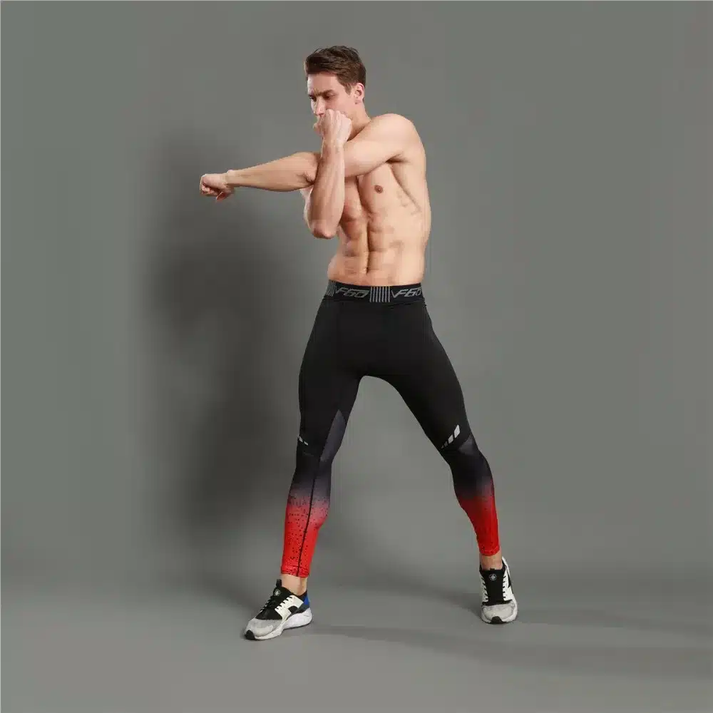 GANYANR Brand Running Tights Men Sports Leggings Sportswear Yoga Trousers Yoga Pants Plus Size Fitness Compression Sexy Gym 2017 17