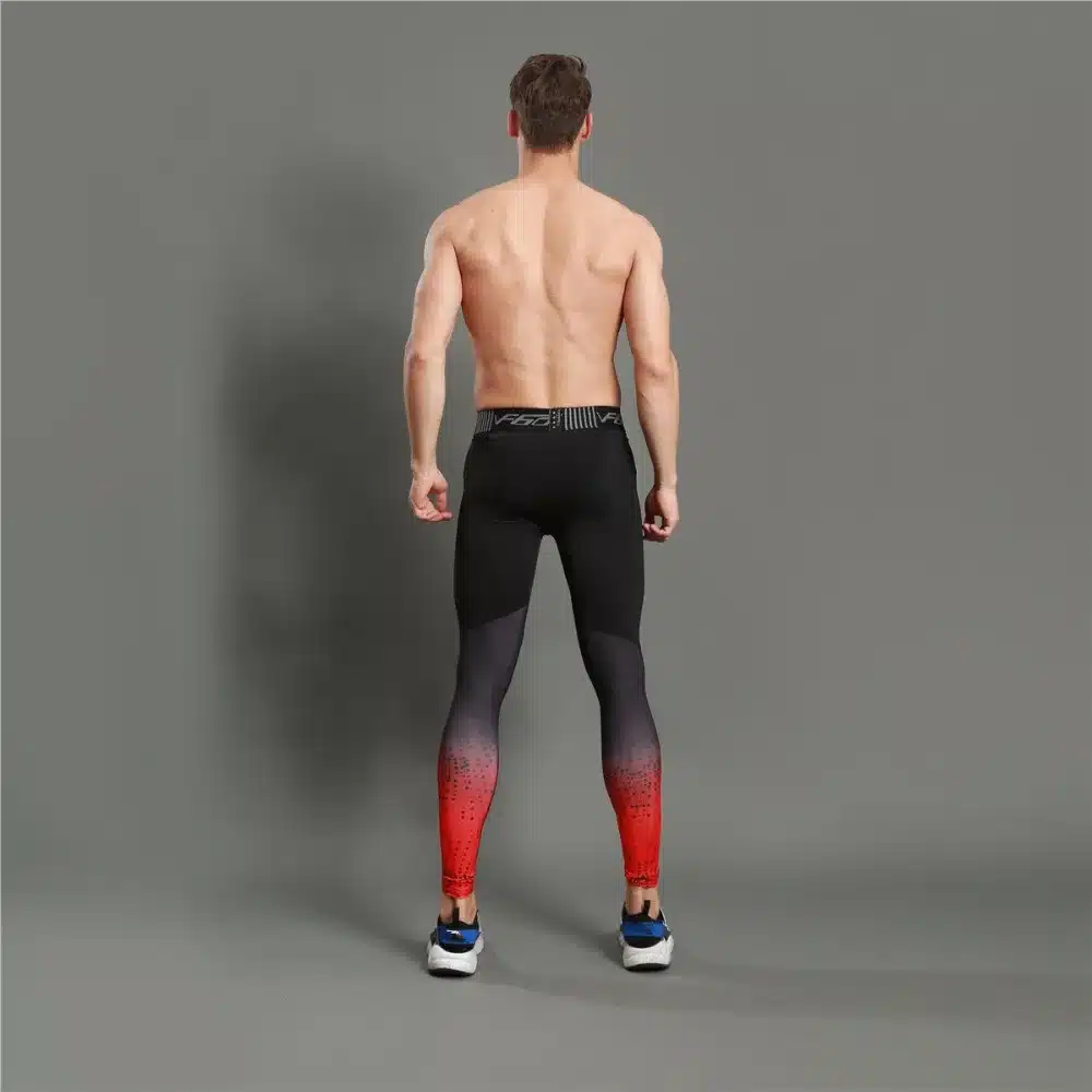 GANYANR Brand Running Tights Men Sports Leggings Sportswear Yoga Trousers Yoga Pants Plus Size Fitness Compression Sexy Gym 2017 18