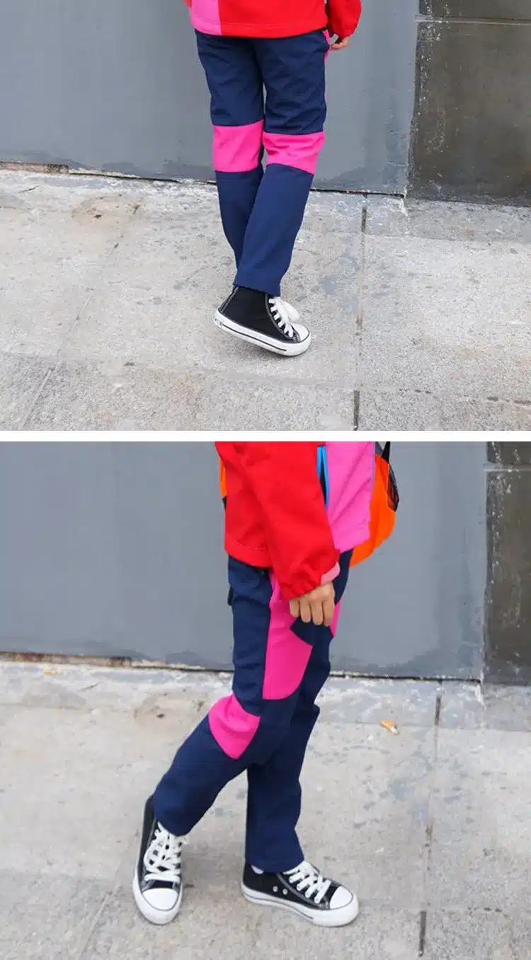 Camping hiking autumn winter Children pants Ski boy girl windproof waterproof outdoor Soft shell warm 5
