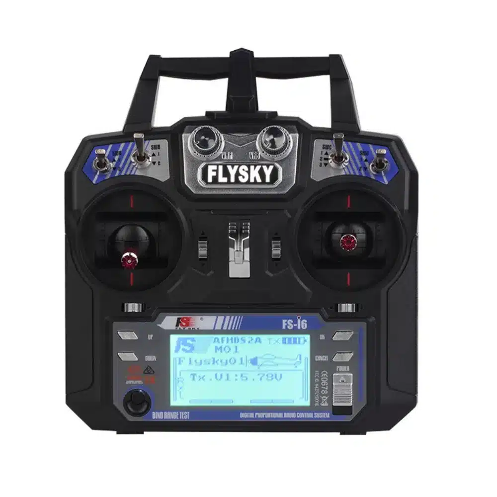 Wholesale FlySky FS-i6 2.4G 6CH AFHDS RC Transmitter With FS-iA6 FS-iA6B Receiver for Airplane Heli UAV Multicopter Drone 14
