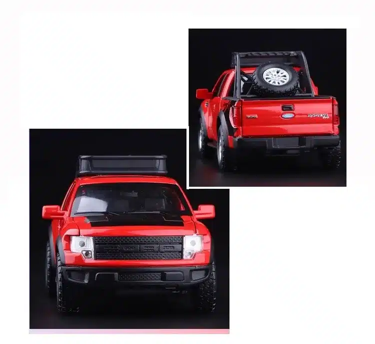 Double Horses 1:32 High Simulation Exquisite Model Toys Car StylingFord F150 Raptor Pickup Trucks Alloy Car Model Best Gifts 18