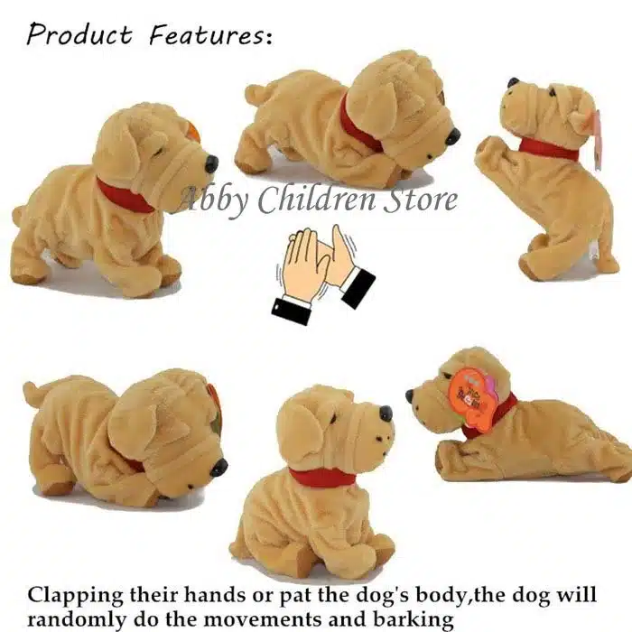 Abbyfrank Sound Control Electronic Dogs Interactive Electronic Pets Robot Dog Bark Stand Walk Electronic Toys Dog For Children 25