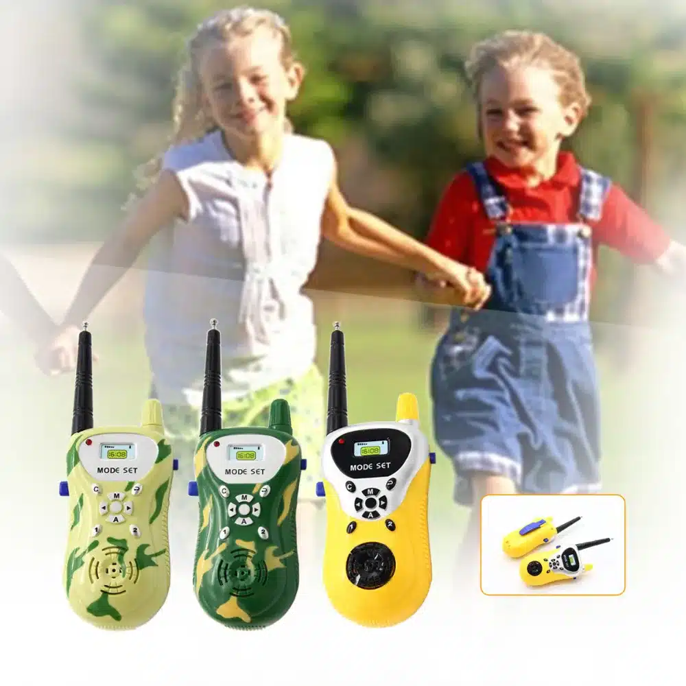 2-Pcs Electronic Walkie Talkie Kids Child Mini Toys Portable Two-Way Radio New Sale 1