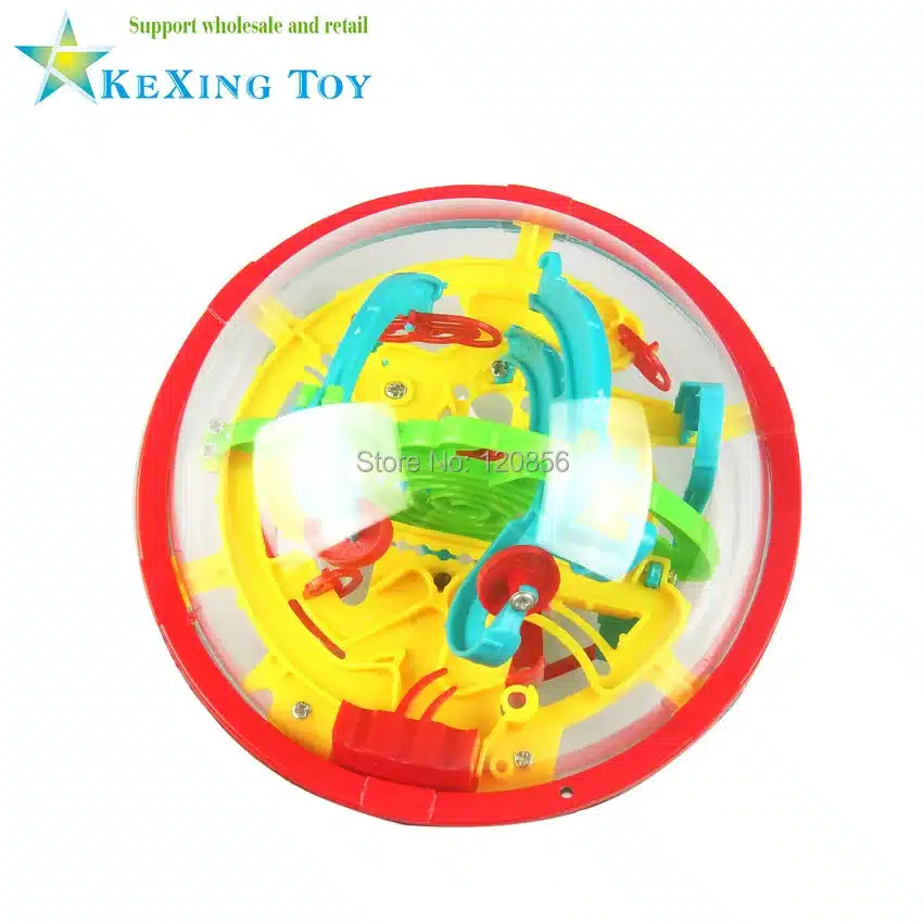 100 Steps 3D puzzle Ball Magic Intellect Ball with gift educational toys Puzzle Balance Logic Ability Game For Children adults 15