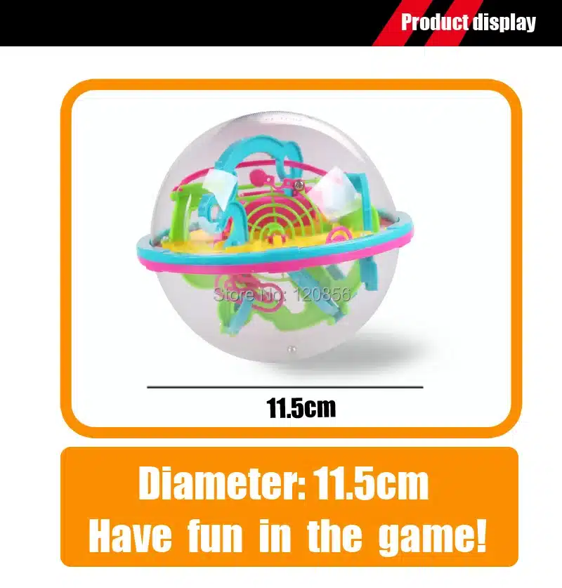 100 Steps 3D puzzle Ball Magic Intellect Ball with gift educational toys Puzzle Balance Logic Ability Game For Children adults 16