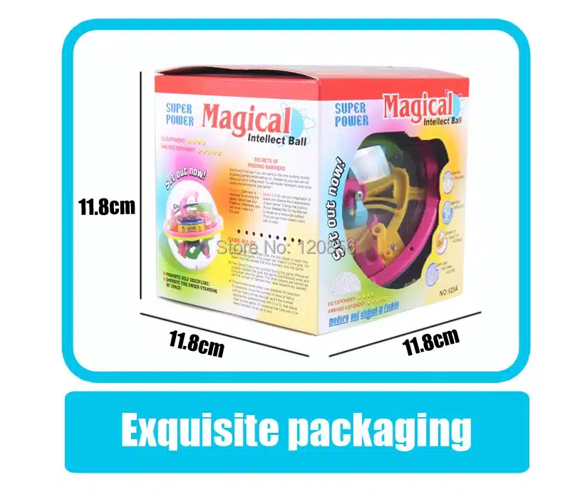 100 Steps 3D puzzle Ball Magic Intellect Ball with gift educational toys Puzzle Balance Logic Ability Game For Children adults 17
