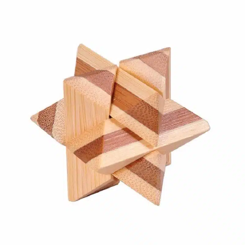 10 pcs/set 3D handmade vintage Ming lock Luban lock wooden toys adults puzzle children adult Christmas gift 19