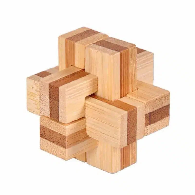 10 pcs/set 3D handmade vintage Ming lock Luban lock wooden toys adults puzzle children adult Christmas gift 20