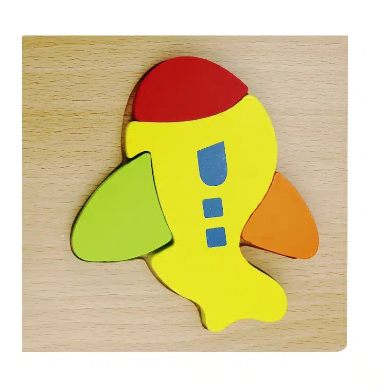 Wooden 3D Puzzle Jigsaw Wooden Toys For Children Cartoon Animal Puzzle Intelligence Kids Educational Toy Toys 8