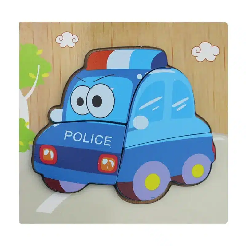 Wooden 3D Puzzle Jigsaw Wooden Toys For Children Cartoon Animal Puzzle Intelligence Kids Educational Toy Toys 14